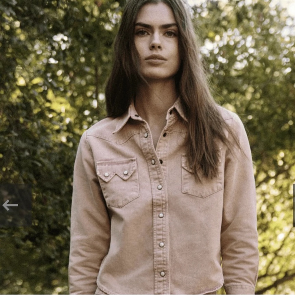 THE GREAT. The Howdy Top Sunfaded Blush - Sz. 3 - NWT